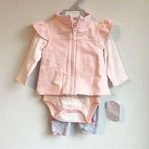 NEW Kyle & Deena three piece outfit size 0-3 months